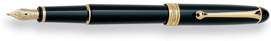 Aurora Black Resin Small Fountain Pen