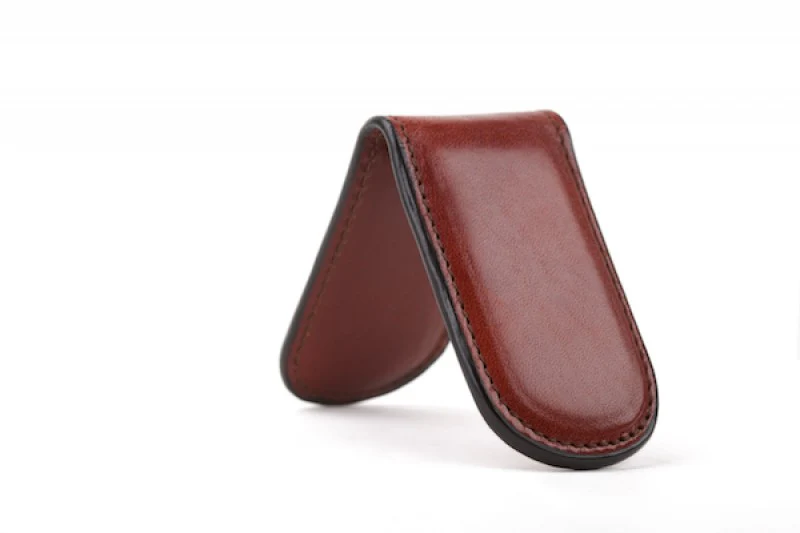 Bosca Magnetic Money Clip Cognac - Image 2
