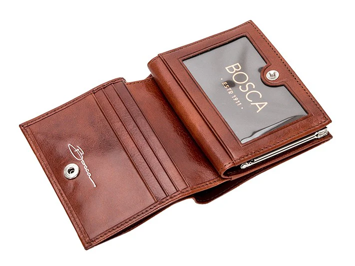 Bosca  Old Leather Petite French Purse Amber - Image 4