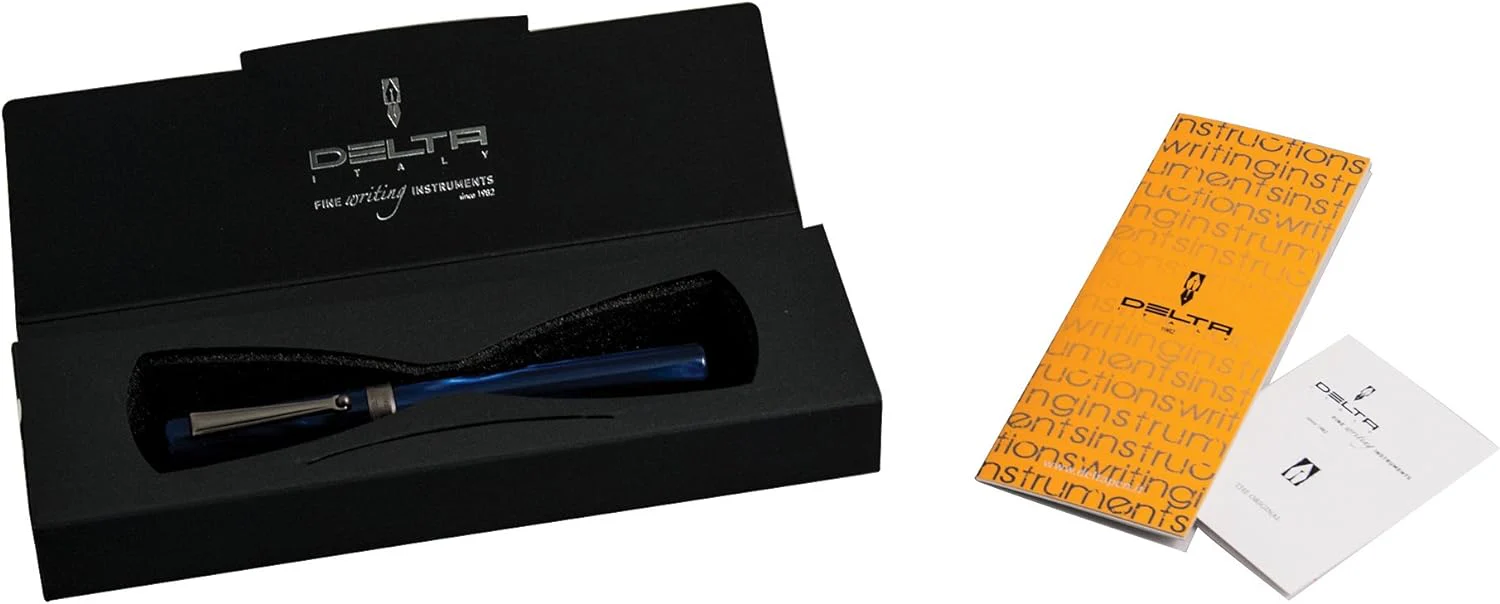 Delta Serena Blue Rollerball Pen - Image 6
