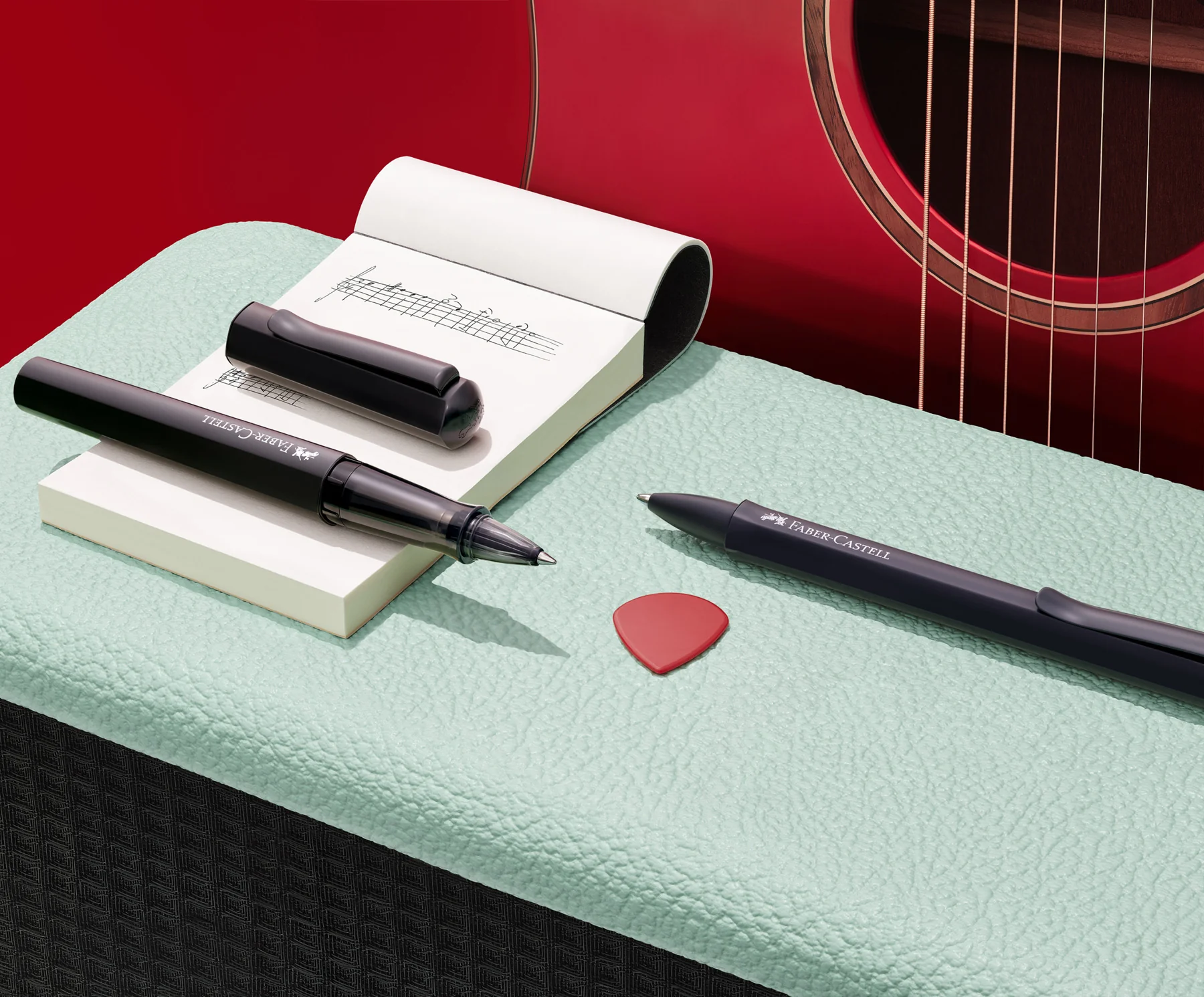 Faber-Castell Hexo Ballpoint Pen Black - Image 2