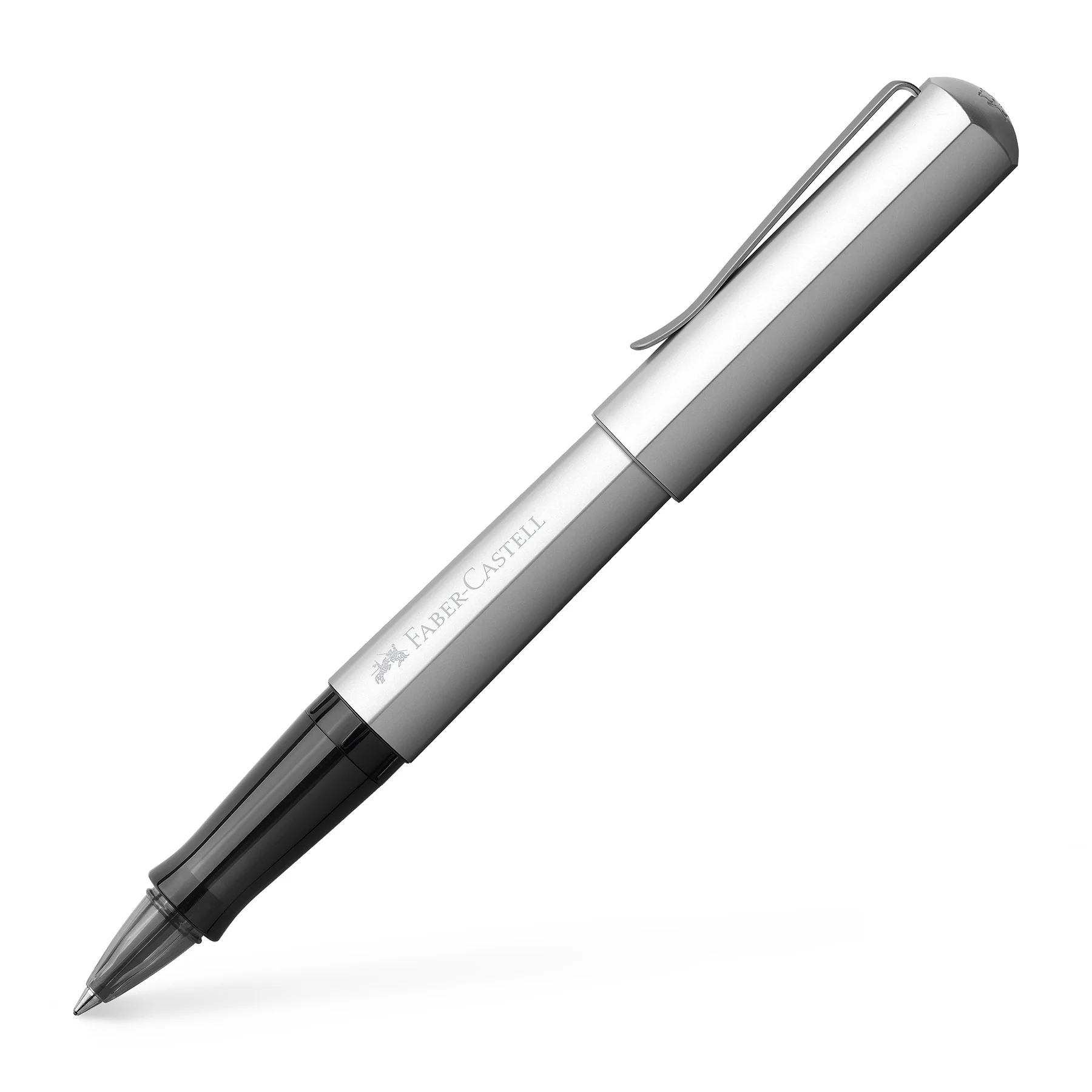 Faber-Castell Hexo Rollerball Pen and Ballpoint Pen Set Silver - Image 3