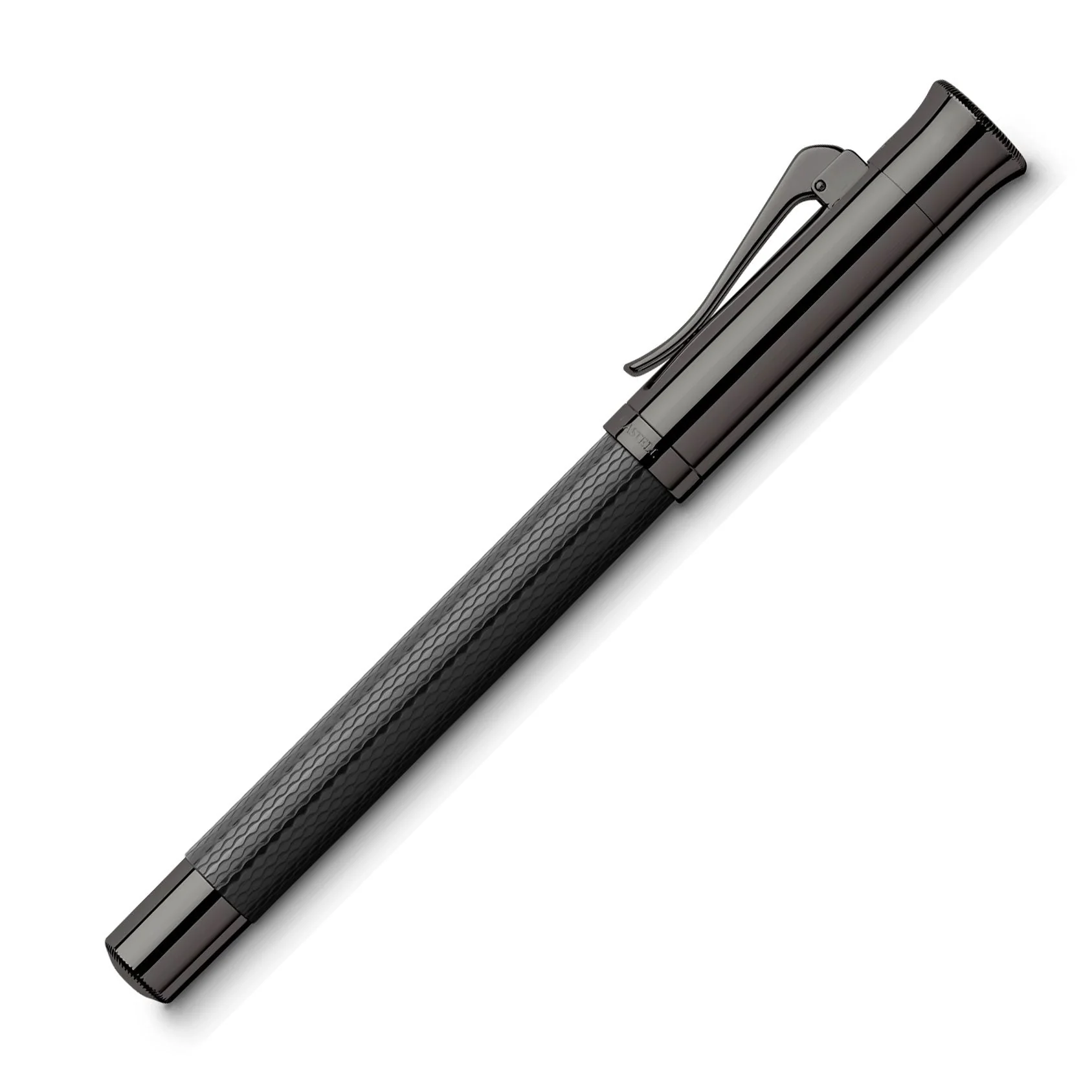 Graf Von Faber-Castell Guilloche Rollerball Pen Black Edition - Image 2