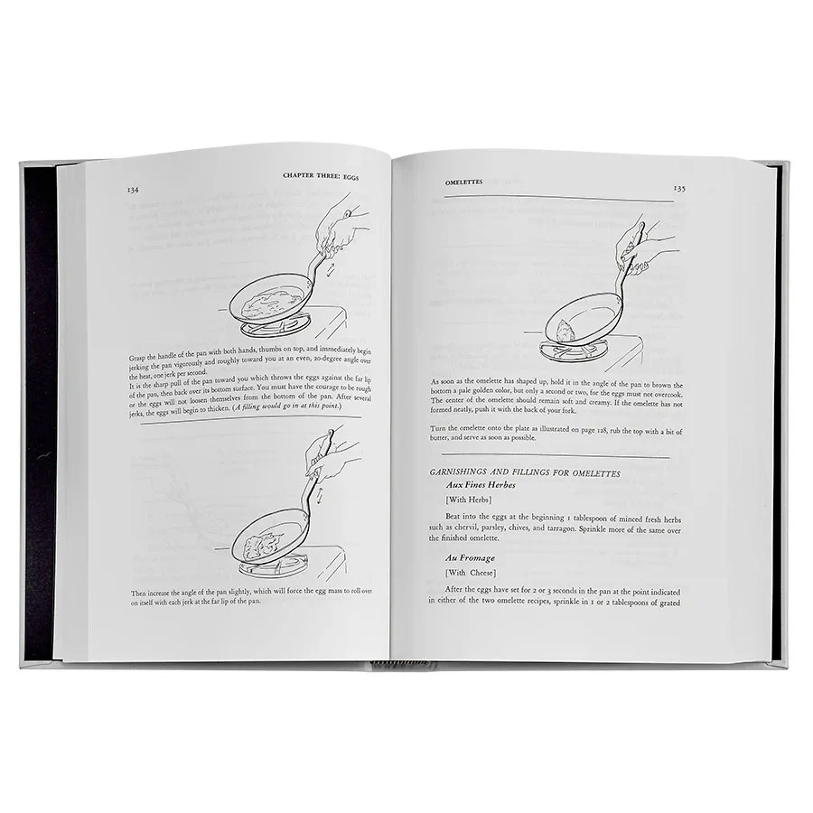 Graphic Image Julia Child Mastering the Art of French Cooking - Navy Bonded Leather - Image 3