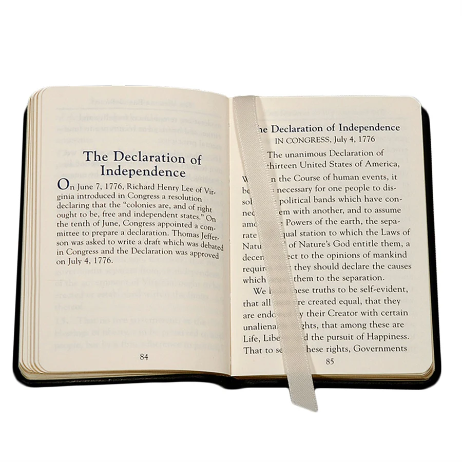 Graphic Image Mini United States Constitution Navy Traditional Leather - Image 3