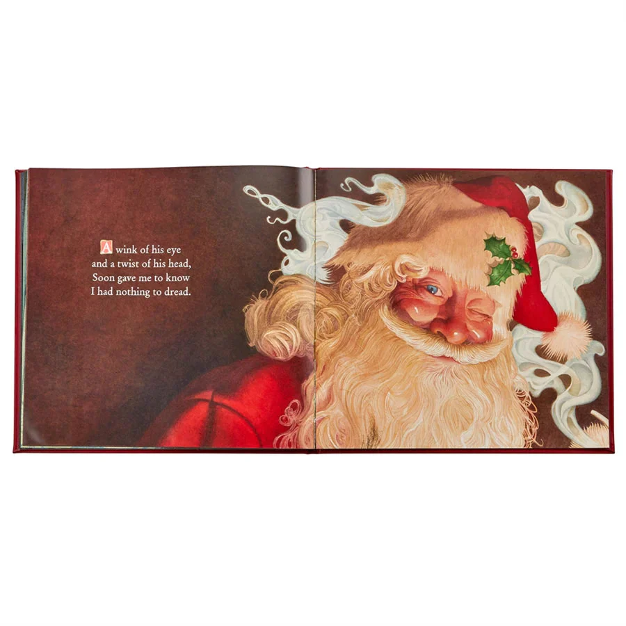 Graphic Image The Night Before Christmas Genuine Leather - Image 3