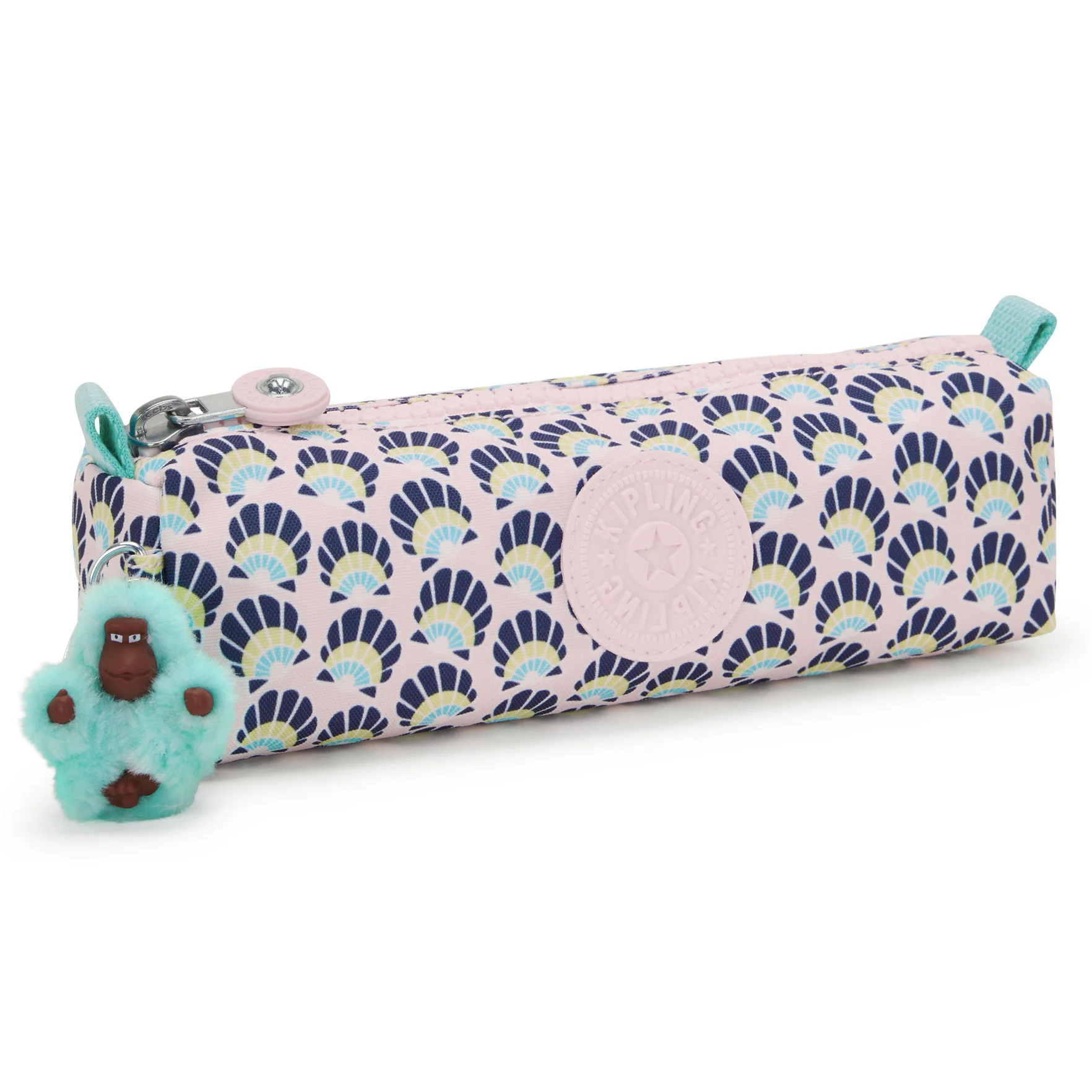 Kipling Freedom Pen Case Cosmetic Bag Geo Shell Print - Image 4