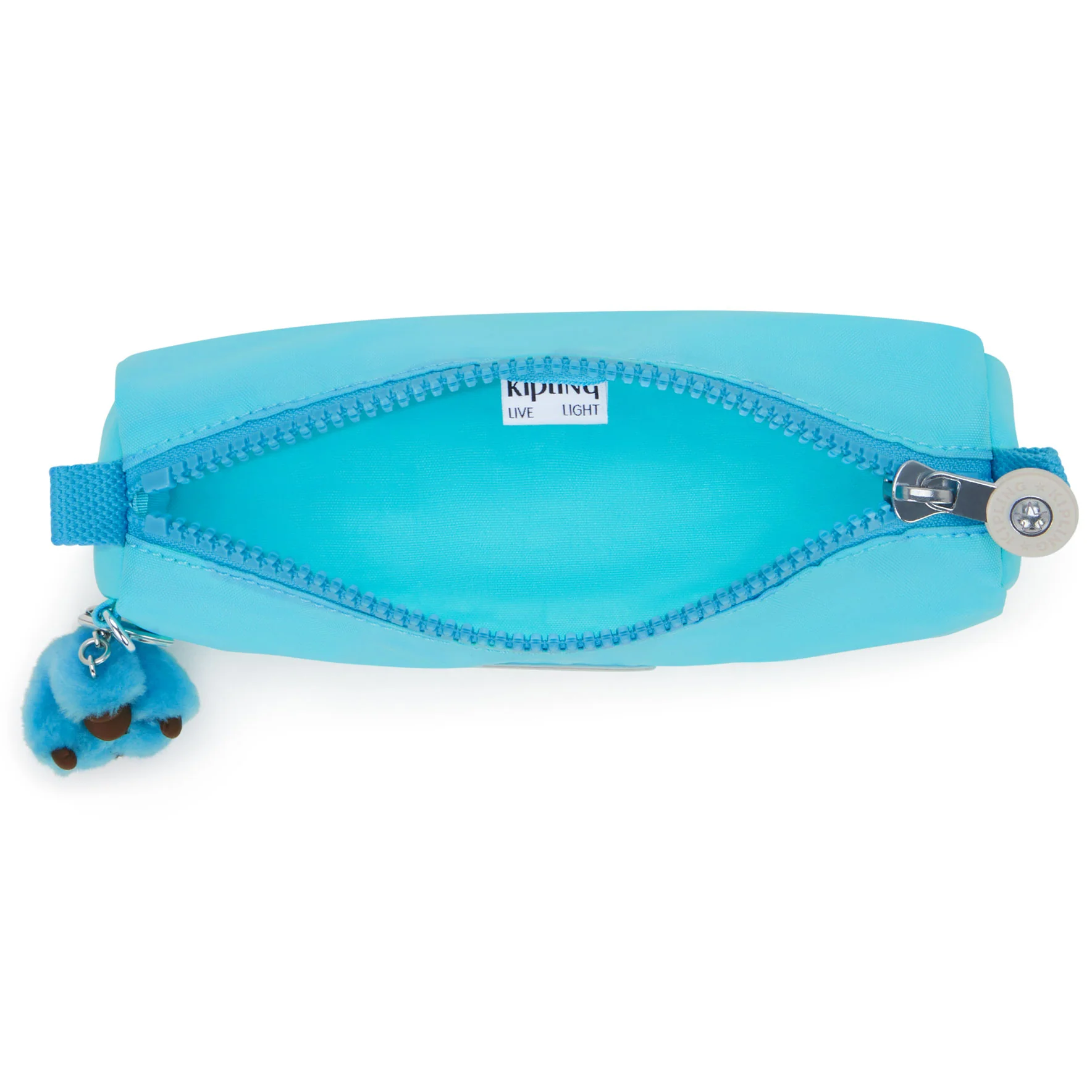 Kipling Freedom Pen Case Cosmetic Bag Poppy Aqua - Image 3