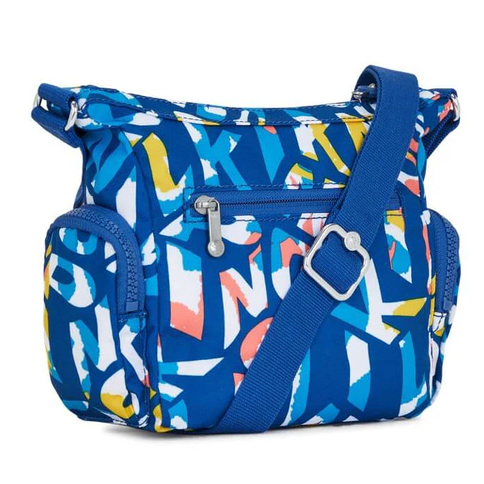 Kipling Gabbie Mini Printed Crossbody Bag - Kipling Neon - Image 2