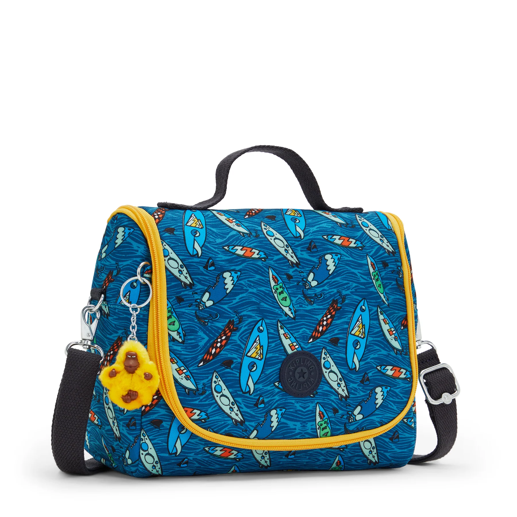 Kipling New Kichirou Printed Lunch Bag Funky Surf - Image 4