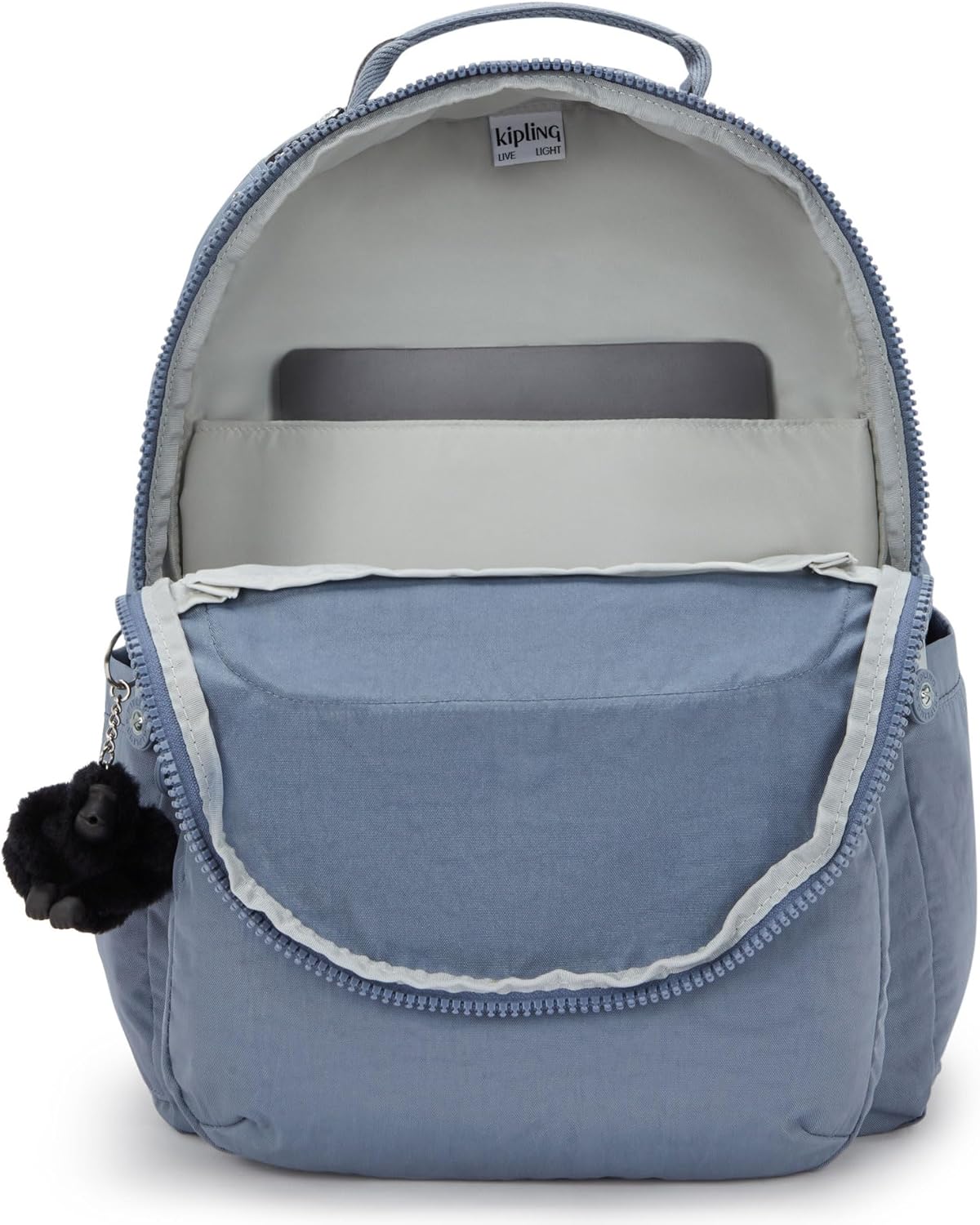 Kipling Seoul Large 15" Laptop Backpack - Blue Stone - Image 6
