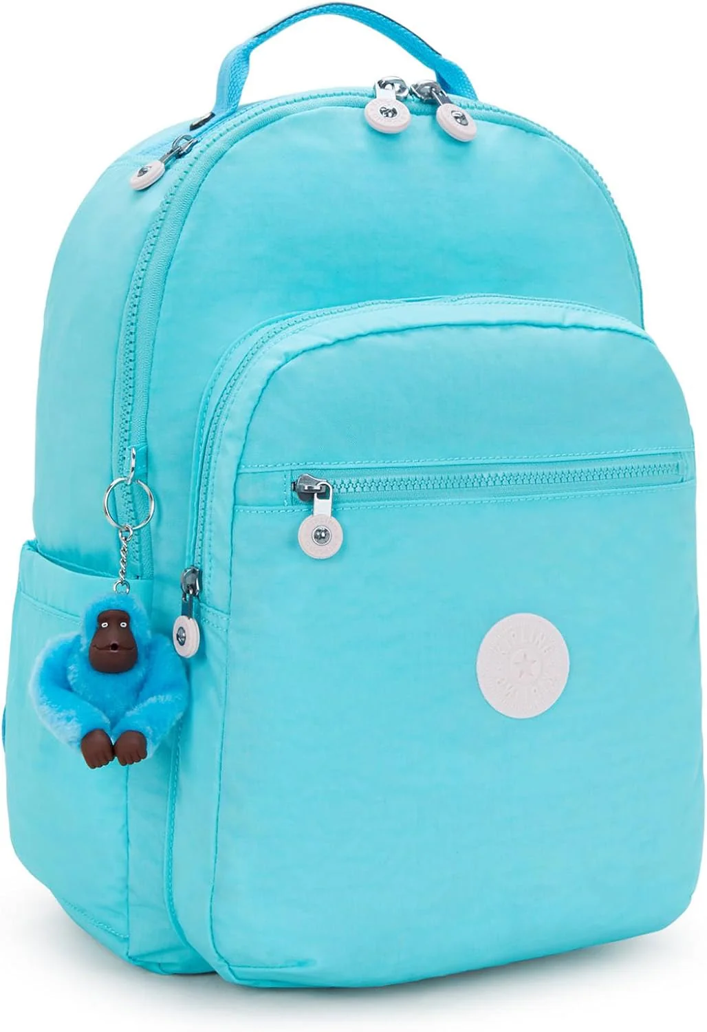 Kipling Seoul Large 15" Laptop Backpack - Poppy Aqua - Image 2