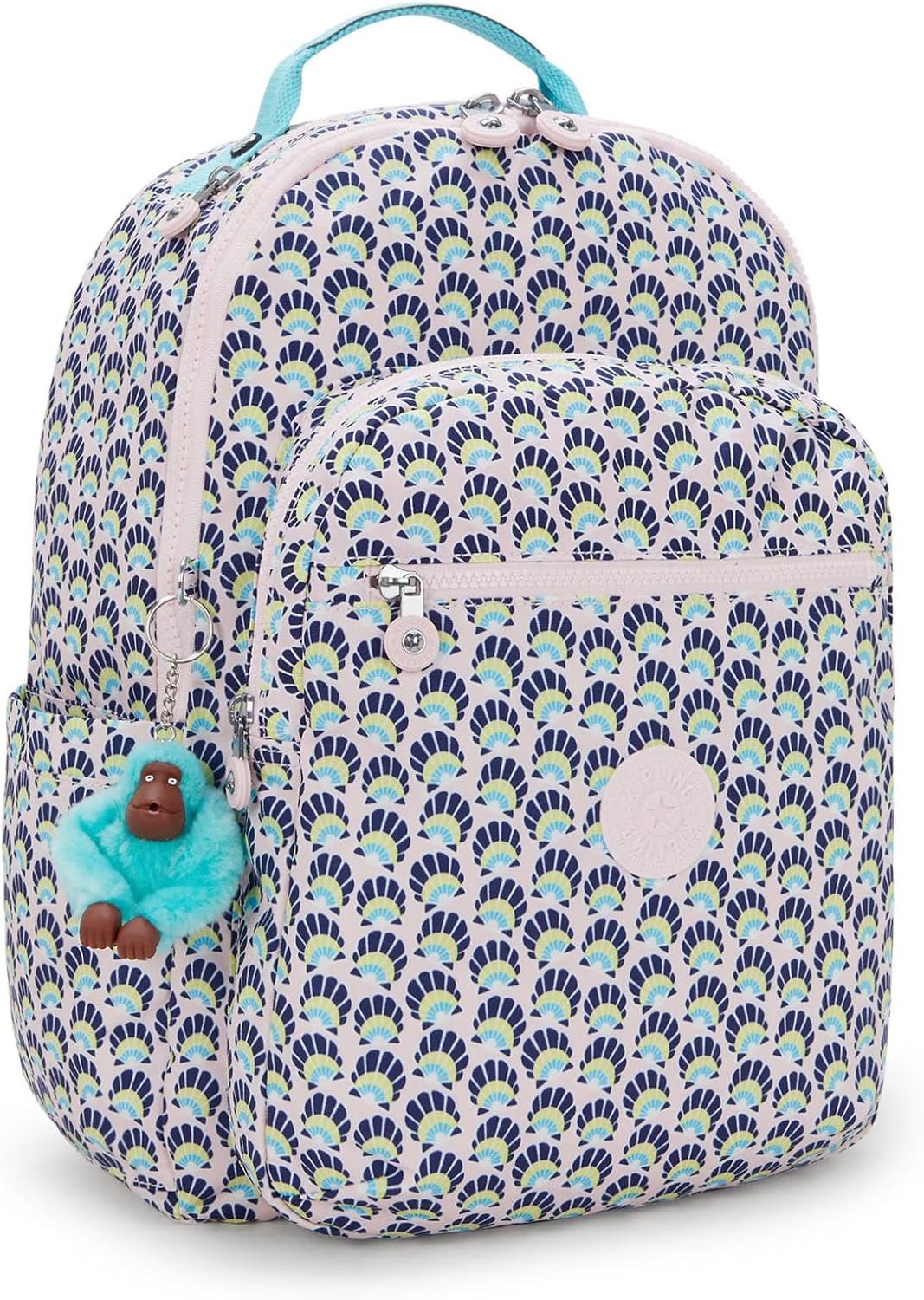 Kipling Seoul Large  Printed 15" Laptop Backpack - Geo Shell - Image 2