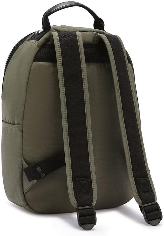 Kipling Seoul Small Nylon Tablet Backpack Moss Green - Image 4