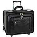 McKlein R Series 8466 Sheridan 17" Leather Detachable-Wheeled Catalog Case - Image 2