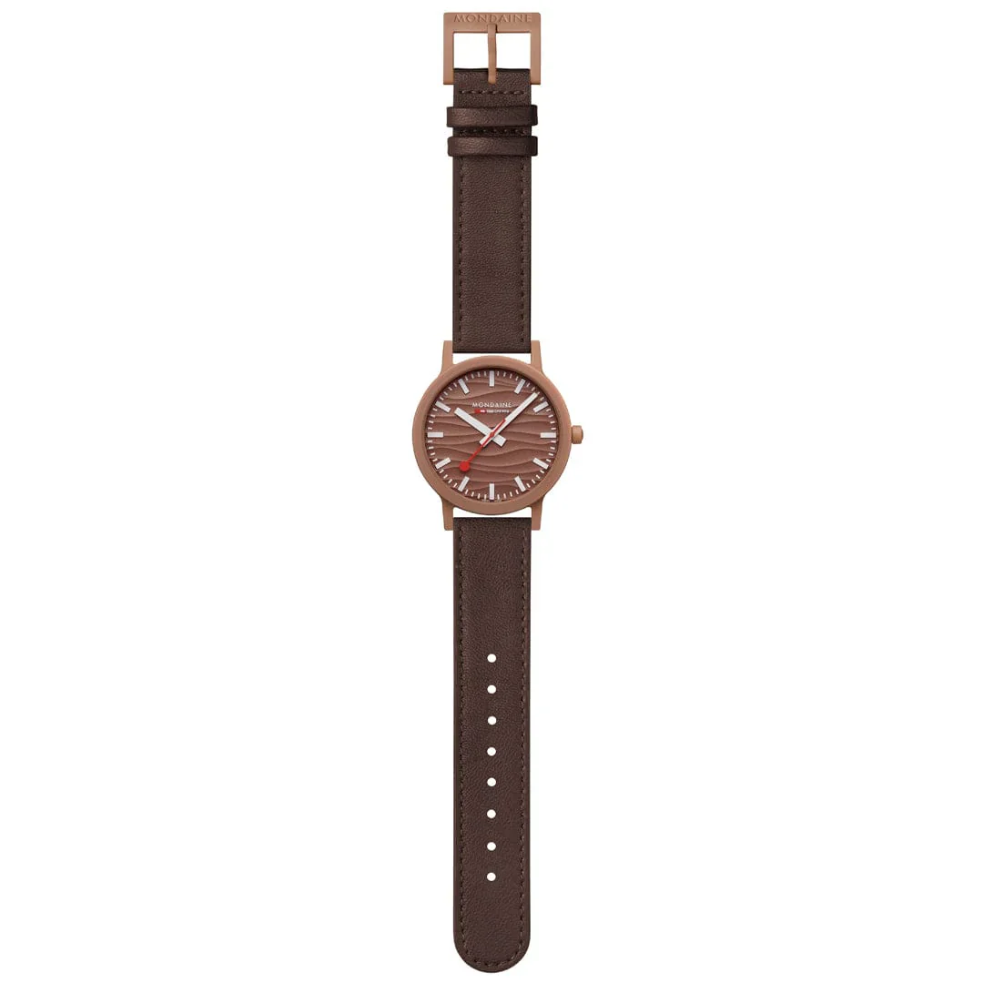 Mondaine Essence, 41 mm Men's Watch, Mocha Mousse, Limited Edition - Image 5