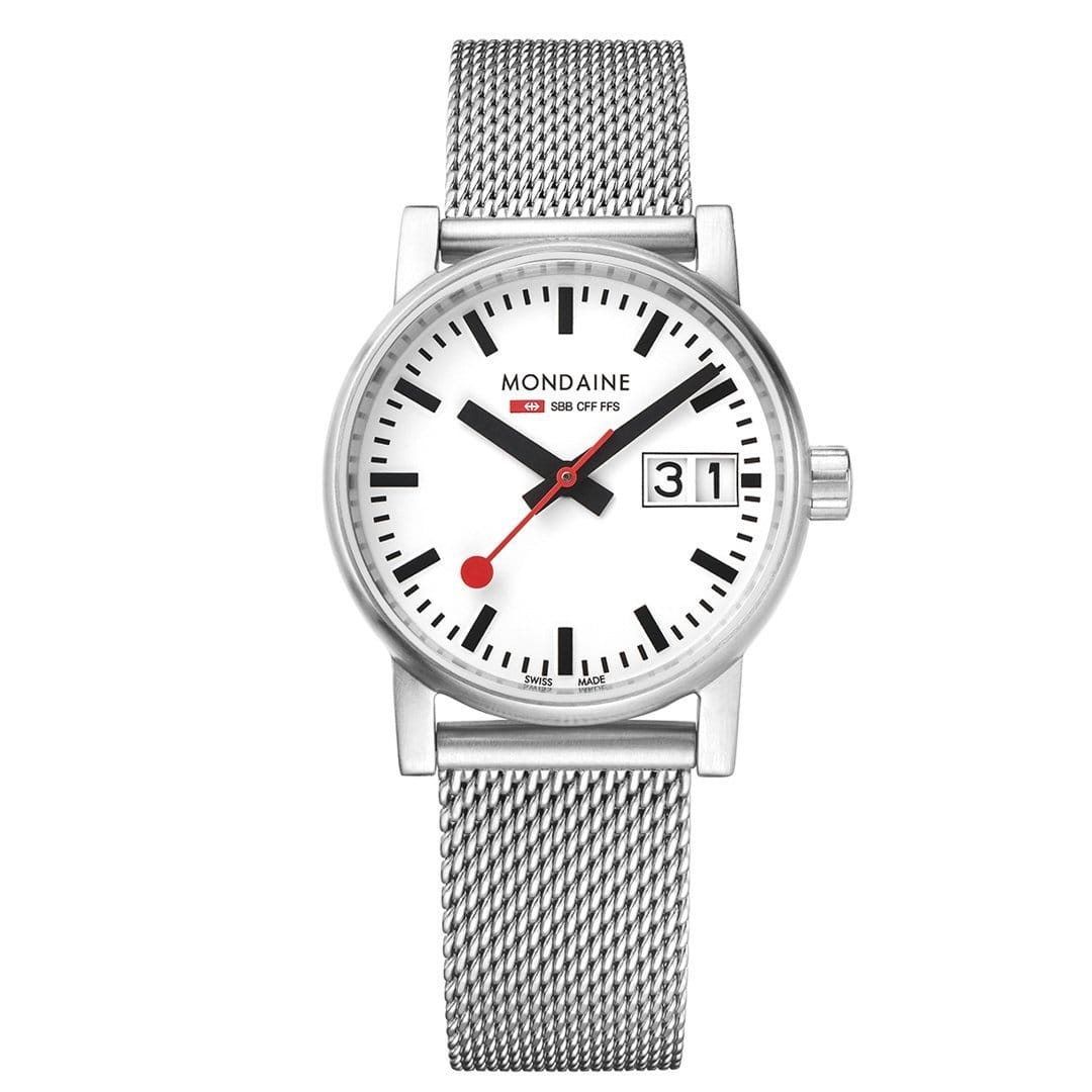 Mondaine EVO2 Stainless Steel 30MM Swiss Women's Watch