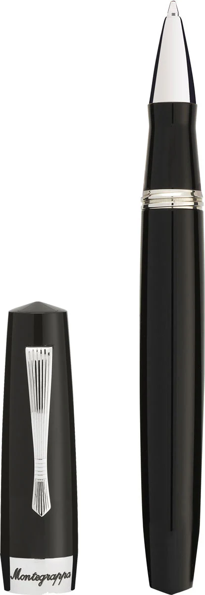 Montegrappa Elmo 02 Black Rollerball Pen - Image 2