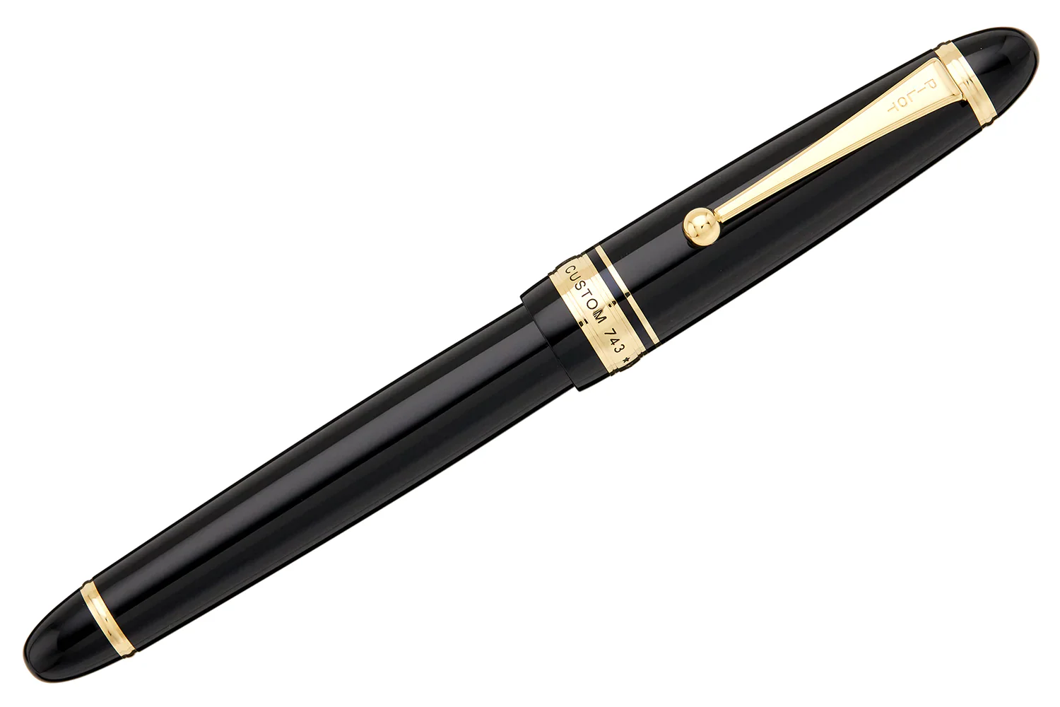 Pilot Custom 743 Fountain Pen Black - Image 2