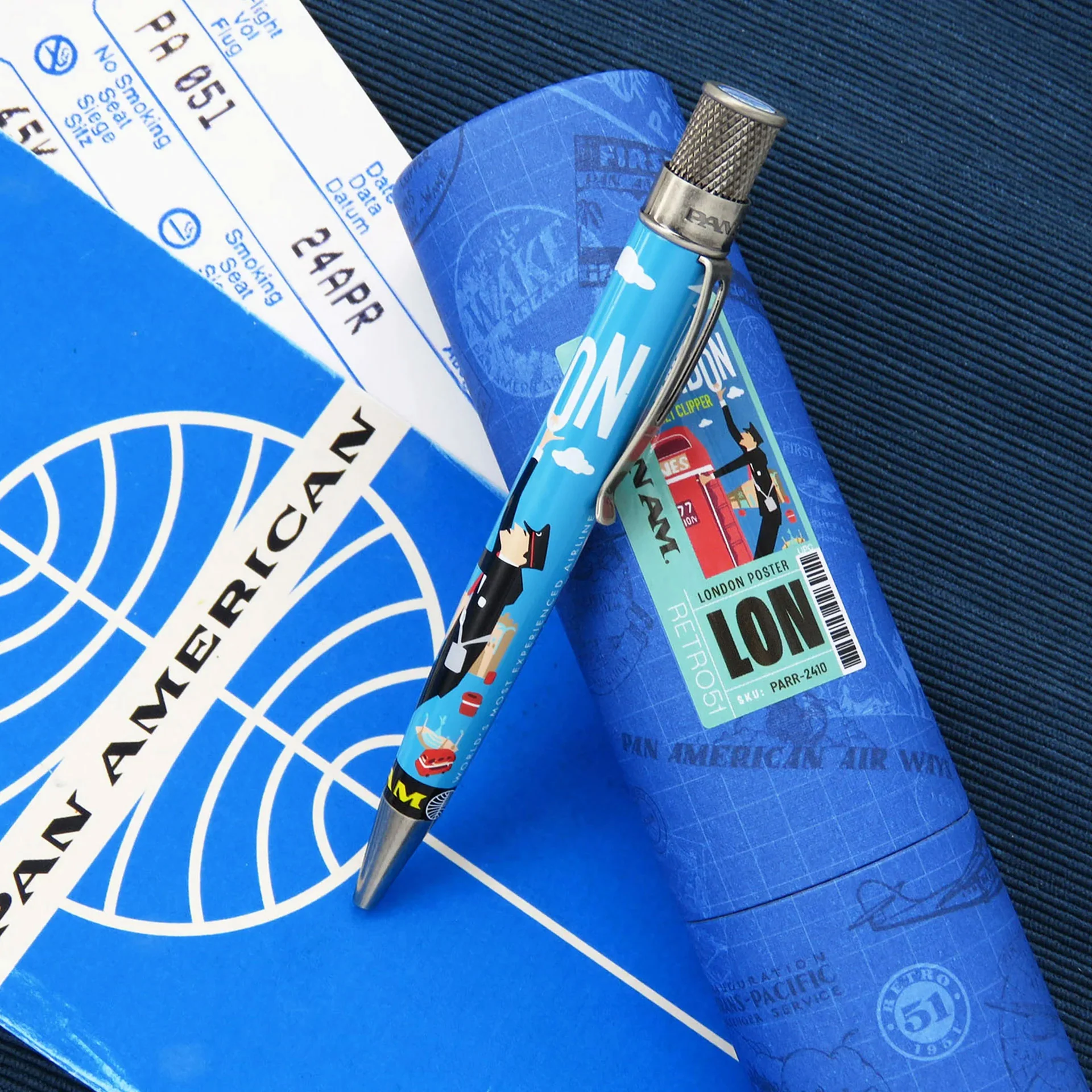 Retro 51 Pan Am® - London Poster Rollerball - Image 5