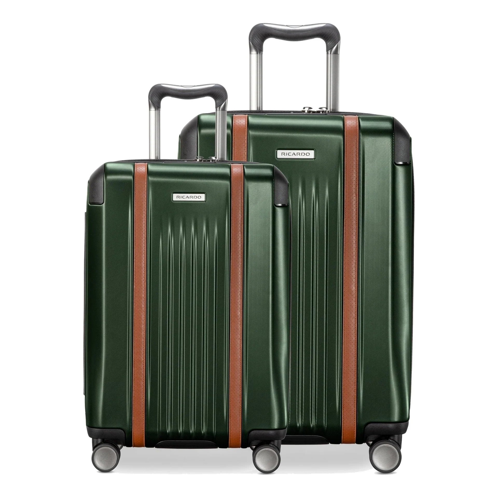 Ricardo of Beverly Hills Montecito 2.0 Hardside 2-Piece Set Green (21" Carry-On, 25" Medium Checked)