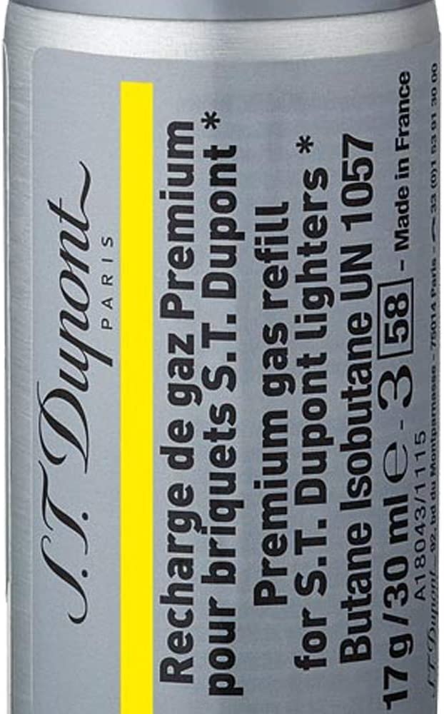 S. T. Dupont Gas Refill Yellow - Image 3