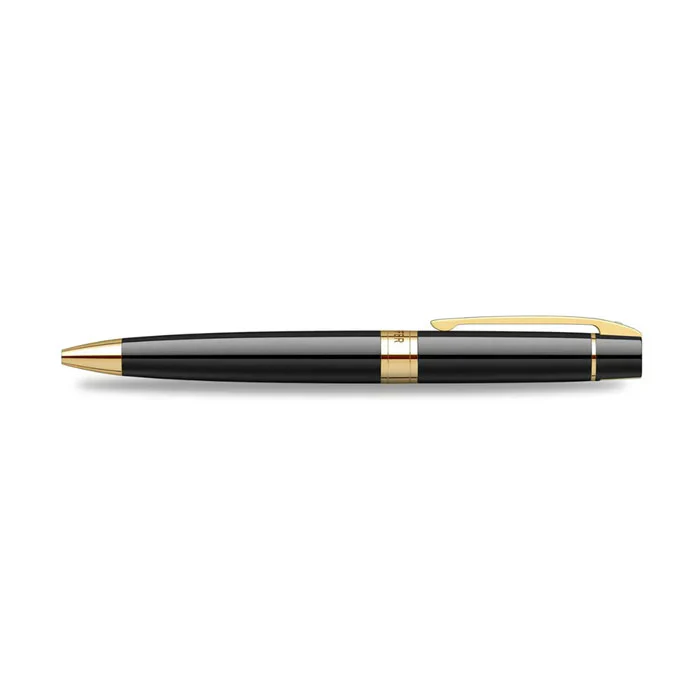 Sheaffer 300 9325 Glossy Black Ballpoint Pen With Gold-tone Trim - Image 3