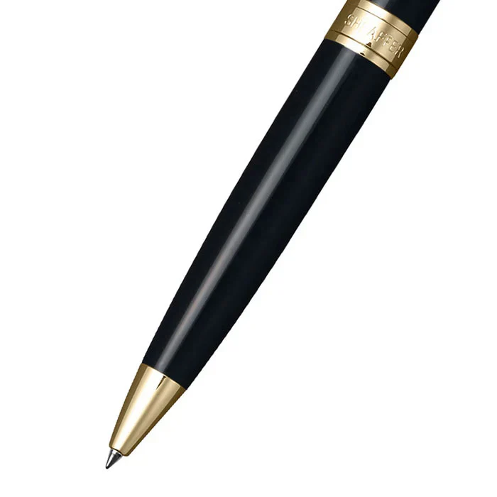 Sheaffer 300 9325 Glossy Black Ballpoint Pen With Gold-tone Trim - Image 4