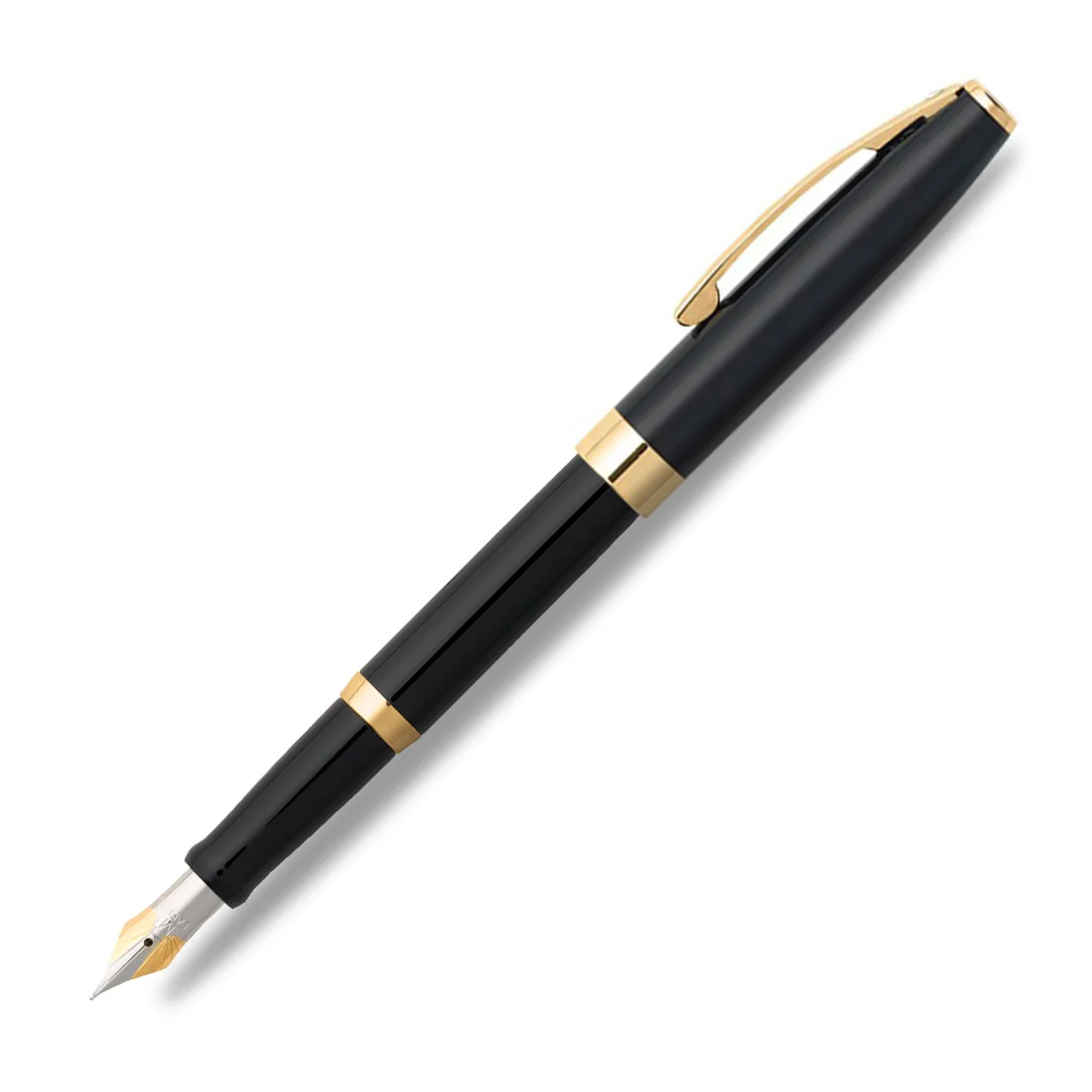 Sheaffer SAGARIS 9471 Gloss Black Fountain Pen With Gold Tone Trim