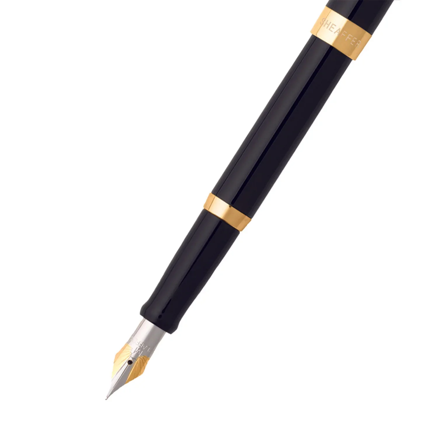 Sheaffer SAGARIS 9471 Gloss Black Fountain Pen With Gold Tone Trim - Image 3