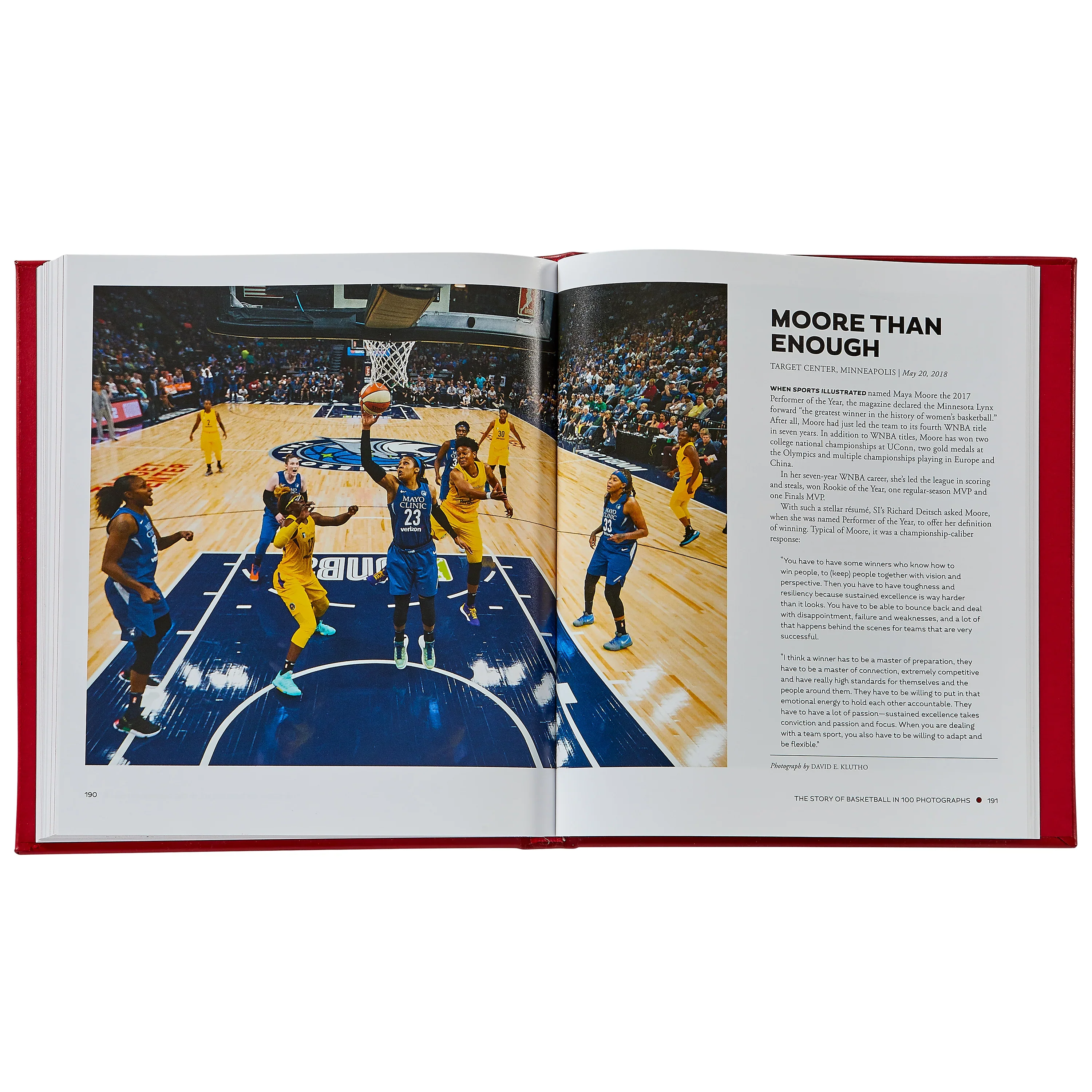 Graphic Image The Story of Basketball Red Bonded Leather - Image 7