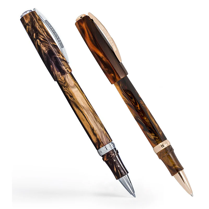 Visconti Medici Rollerball Pens (Rose Gold or Palladium)