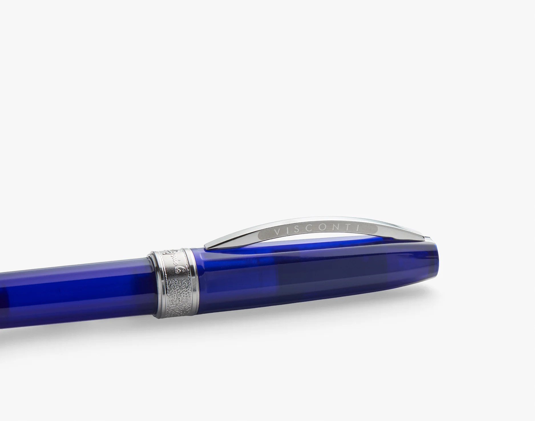 Visconti Michelangelo Fountain Pen Translucent Blue - Image 3