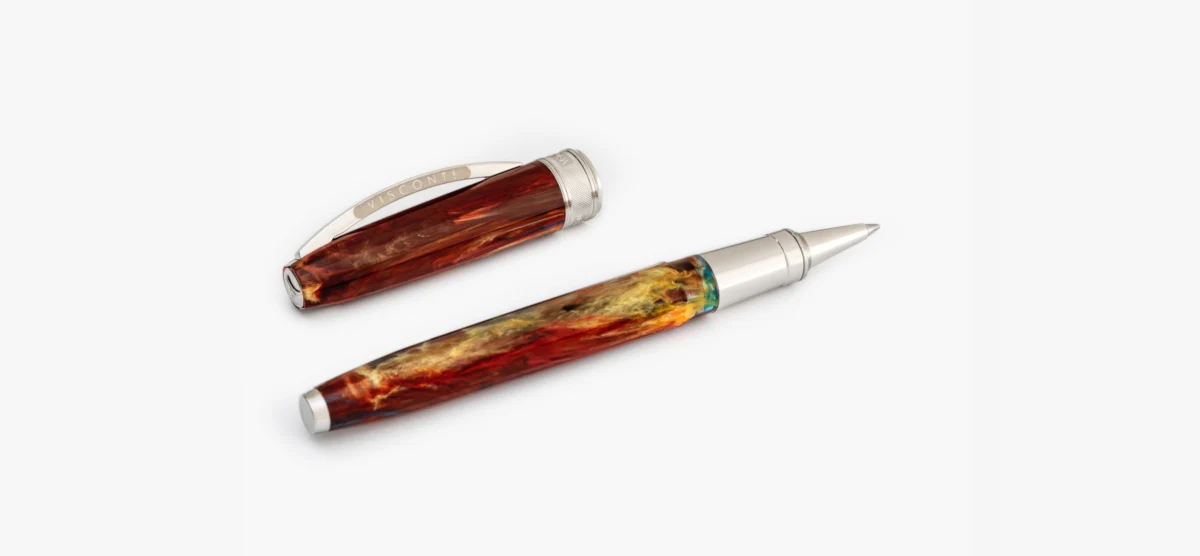 Visconti Van Gogh Impressionist Red Vineyard Rollerball Pen - Image 2