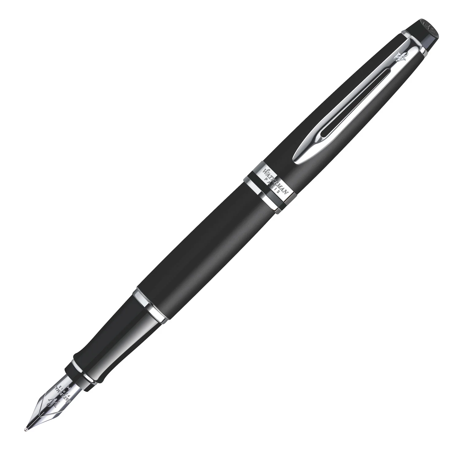 Waterman Expert Matte Black CT Fountain Pen Medium S0951860