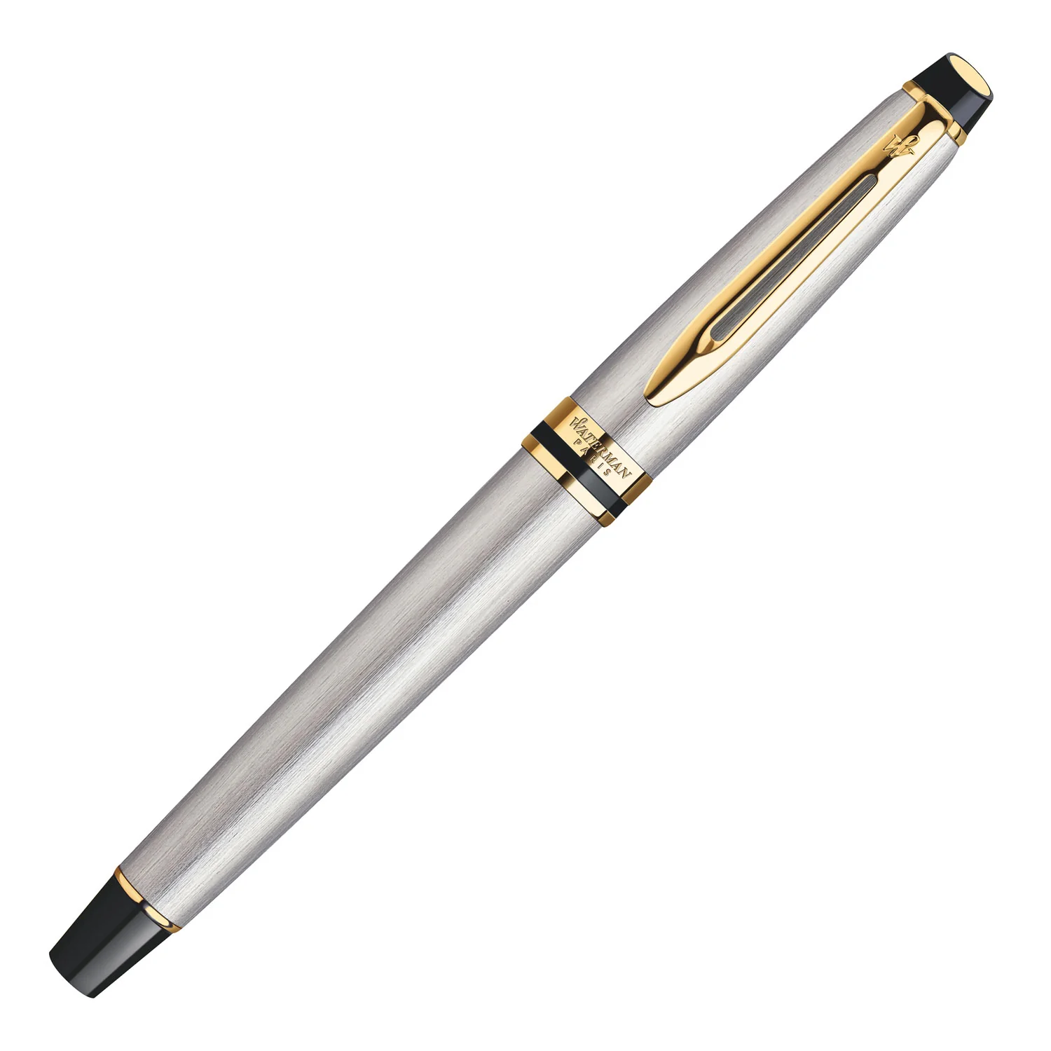Waterman Expert Stainless Steel GT Fountain Pen Fine S0951940 - Image 2